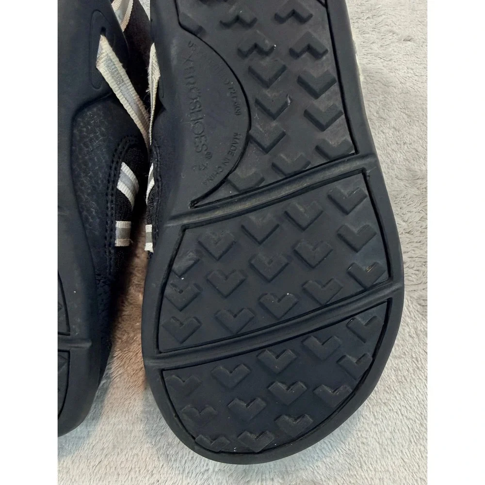 Xero Kids Prio Barefoot Wide Toe Box Running Athletic Shoes Black White Size 13